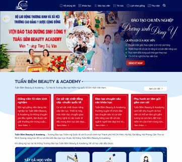 Thiết kế Website, Theme Wordpress Trung Tâm Đào Tạo Nghề Spa Hot