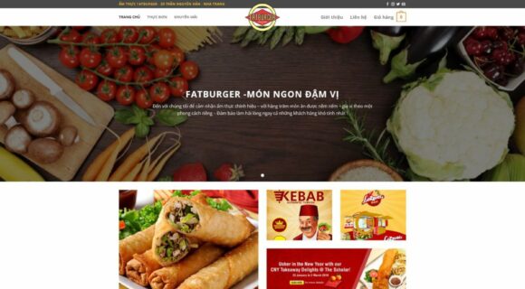 Thiết kế Website - Theme Wordpress Doanh Nghiệp Nhà Hàng Ẩm Thực