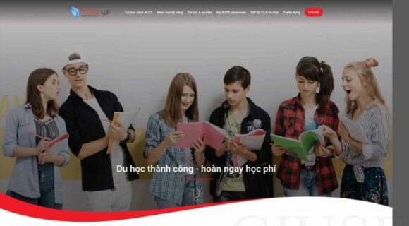 Thiết kế Website Du Học. Theme Wordpress Trung Tâm Anh Ngữ