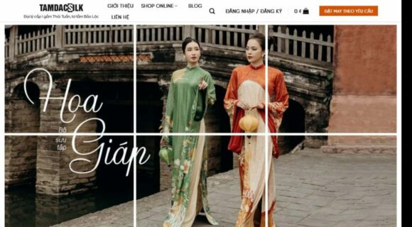 Thiết kế Website - Theme Wordpress Bán Áo Dài Thời Trang