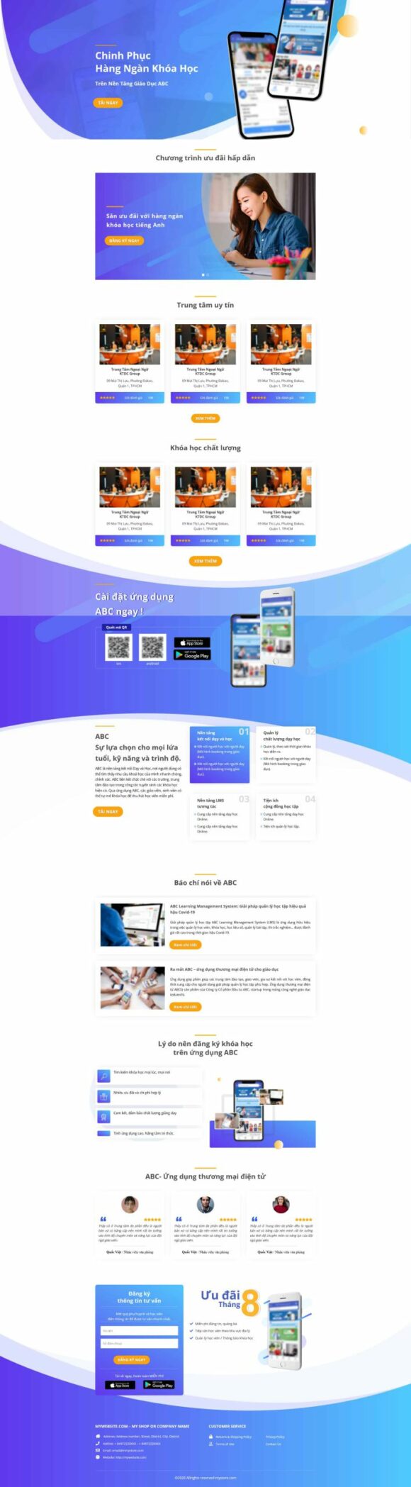 Thiết kế Website - Theme Wordpress Dịch Vụ, Doanh Nghiệp Phần Mềm Giáo Dục