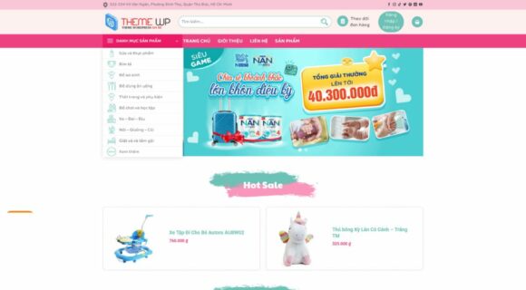 Desain Website - Tema Wordpress untuk Penjualan Fashion 1