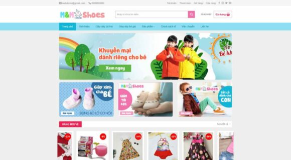 Design a Website for Selling Children's Clothing. WordPress Theme for Selling Kids' Fashion 2