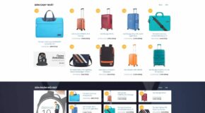 Desain Situs Web Penjualan Ransel dan Tas Tangan. Tema WordPress untuk Fashion Ransel dan Tas Tangan 1