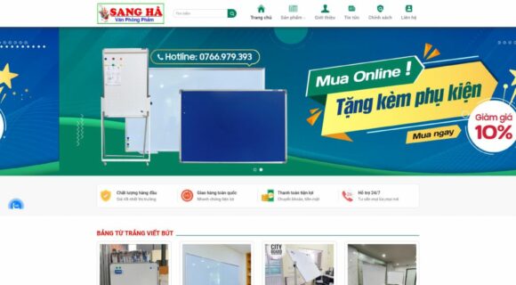 Desain Website untuk Menjual Perlengkapan Kantor. Tema Wordpress untuk Penjualan Perlengkapan Kantor.