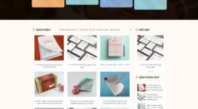 Thiết kế Website - Theme Wordpress Dịch Vụ In Ấn Bao Bì