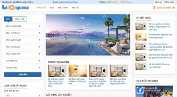 Design a Real Estate Website. WordPress Theme Real Estate BDS 34