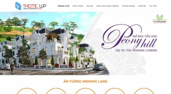 Desain Website - Tema Wordpress untuk Properti dengan 18 Kategori.