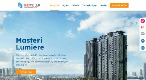 Desain Website - Tema WordPress Properti 25 dengan Berbagai Kategori.