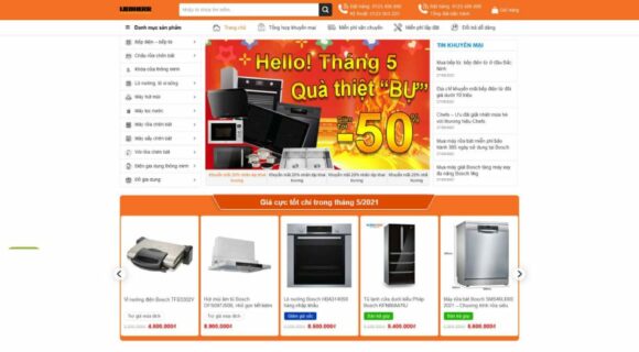 Induction Cooktop Sales Website Design. WordPress Theme for Electrical Appliances - Induction Cooktop Sales 3