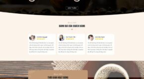 Thiết kế Website Bán Hàng. Theme Wordpress Quán Cafe Trà Sữa Bán Hàng