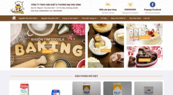 Design a Food E-commerce Website. WordPress Theme for Selling Baking Ingredients 2