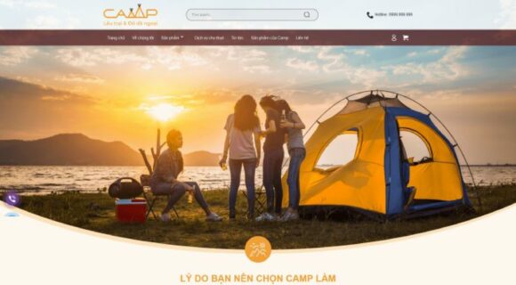 Design a website for selling camping tents. WordPress theme for selling camping tents 1