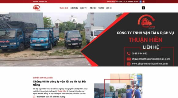 Thiết kế Website - Theme Wordpress Dịch Vụ Chuyển Nhà Trọn Gói Cho Thuê Xe - Taxi, Doanh Nghiệp