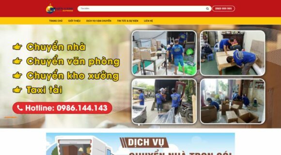 Website Design for Cleaning Services - WordPress Theme for Moving Services 1