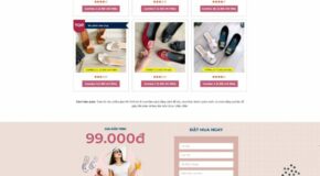 Sandal Sales Website Design. WordPress Theme for Fashion - Sandal Sales 1