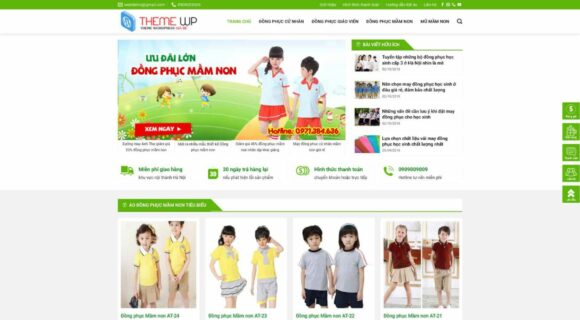 Desain Website - Tema WordPress untuk Bisnis Fashion Anak-anak