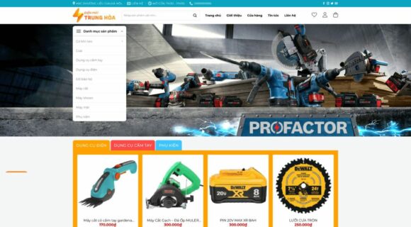 Design a Website for Selling Electrical Equipment. Premium WordPress Theme for Electrical Goods Sales