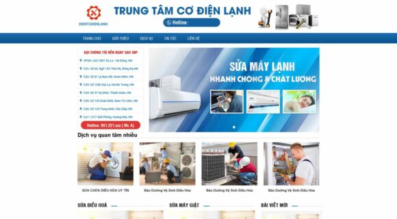 Thiết kế Website Dịch Vụ, Doanh Nghiệp. Theme Wordpress Điện Lạnh Dịch Vụ, Doanh Nghiệp 2