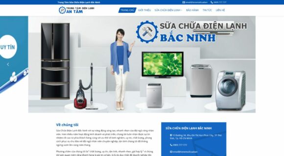 Thiết kế Website - Theme Wordpress Dịch Vụ Sửa Điện Lạnh 5