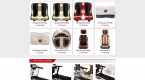 Design a Website for Selling Massage Chairs. WordPress Theme for Electrical Appliances Selling Massage Chairs