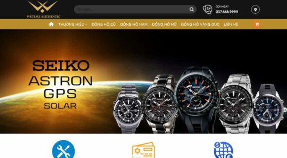 Design a Watch Sales Website. WordPress Fashion Theme for Watch Sales 3