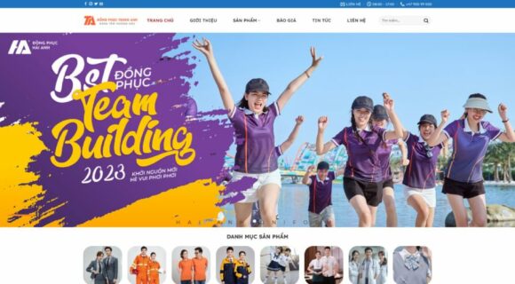 Thiết kế Website Premium - Theme Wordpress Xưởng May Đồng Phục