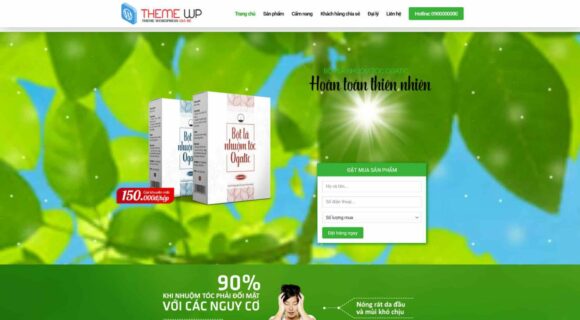 Thiết kế Website - Theme Wordpress Mỹ Phẩm Duộc Phẩm Tóc