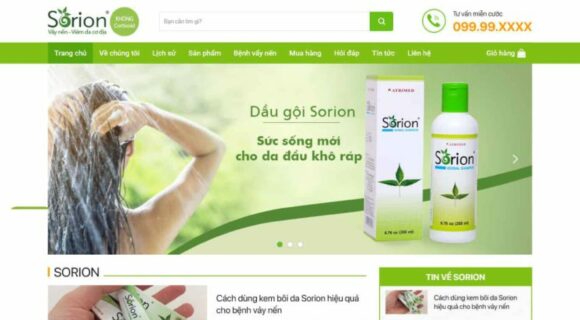 Thiết kế Website - Theme Wordpress Y Tế Sức Khỏe 4 danh mục