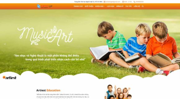 Thiết kế Website - Theme Wordpress Du Học Trường Học 01