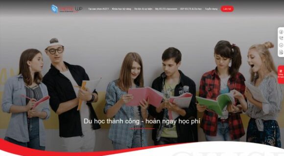 Thiết kế Website - Theme Wordpress Du Học Trường Học Edu7