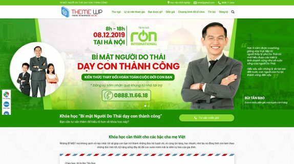 Thiết kế Website Bán Khoá Học. Theme Wordpress Giáo Dục Bán Khoá Học 11