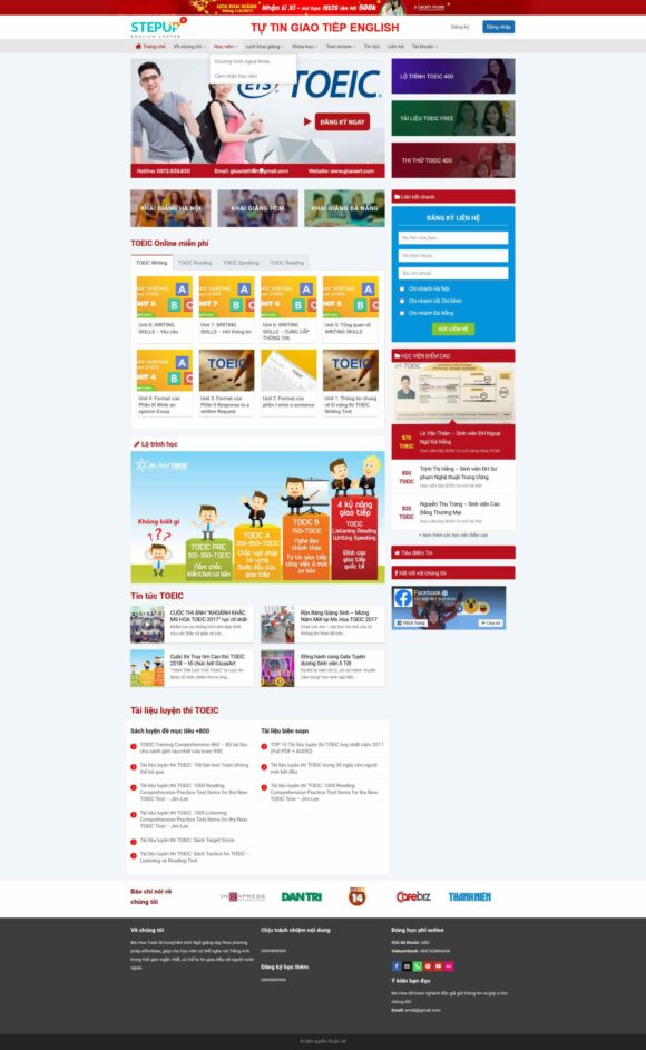 Thiết kế Website - Theme Wordpress Edu 4 Doanh Nghiệp Du Học