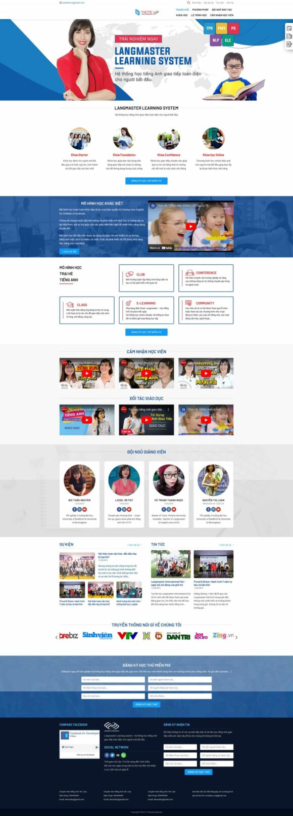 Thiết kế Website - Theme Wordpress Doanh Nghiệp, Du Học Edu 5