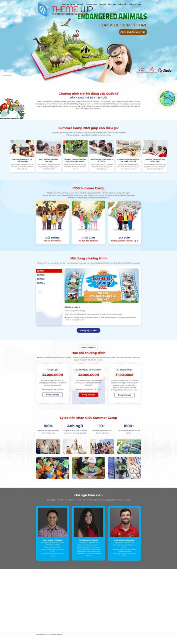 Thiết kế Website - Theme Wordpress Doanh Nghiệp Du Học 8