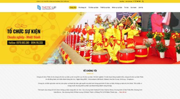 Thiết kế Website - Theme Wordpress Công Ty Tổ Chức Sự Kiện 6