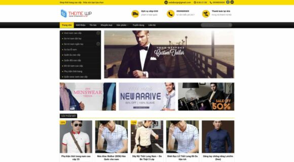 Thiết kế Website - Theme Wordpress Bán Hàng Thời Trang 02