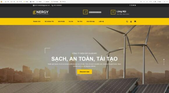 Desain website - Tema WordPress untuk Bisnis Energi Matahari Solar3