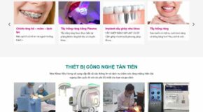 Thiết kế Website Y Tế - Theme Wordpress Công Ty Nha Khoa