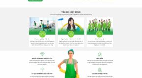 Thiết kế Website - Theme Wordpress Doanh Nghiệp Dịch Vụ Giúp Việc Nhà