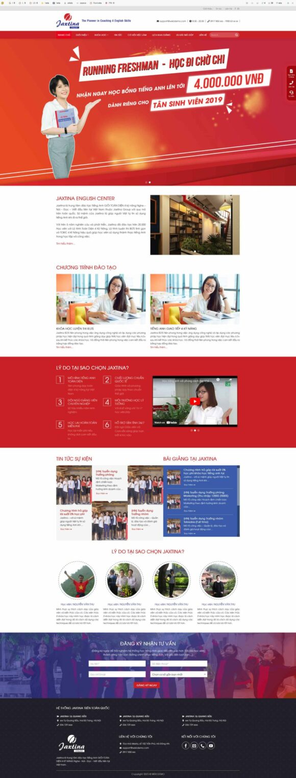 Thiết kế Website Dịch Vụ, Doanh Nghiệp, Du Học. Theme Wordpress Học Tiếng Anh Dịch Vụ, Doanh Nghiệp, Du Học Hot.