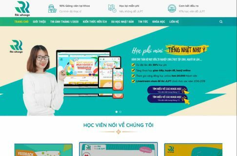 Thiết kế Website - Theme Wordpress Doanh Nghiệp, Du Học Học Tiếng Nhật