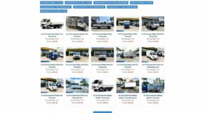 Desain Website Penjualan Mobil. Tema WordPress untuk Penjualan Truk Huynh Dai Bac Viet.