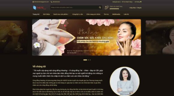 Thiết kế Website - Theme Wordpress Spa Thẩm Mỹ 06