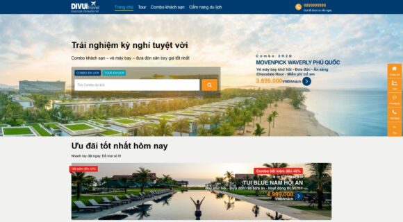 Thiết kế Website - Theme Wordpress Du Lịch Tour Ivivu Premium