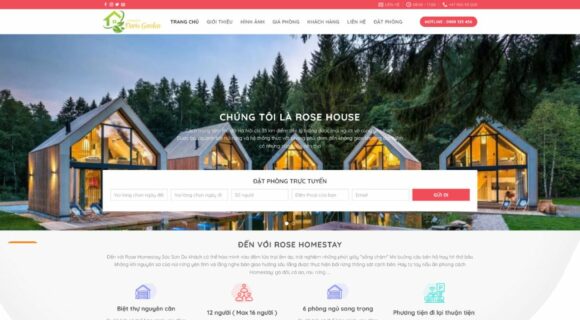 Design a website - WordPress theme for Hotel, Villa Hotel 3