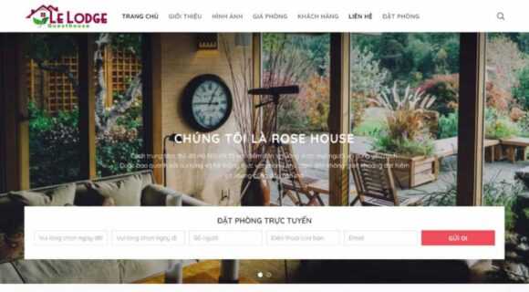 Design a website - WordPress theme for Business, Villa, Homestay, Hotel 2