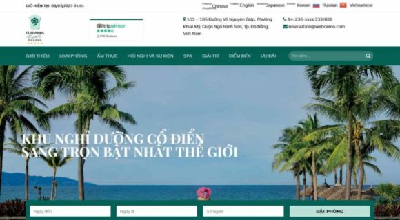 Thiết kế Website - Theme Wordpress Du Lịch Khách Sạn 6 Danh Mục Hot, Villa Homestay