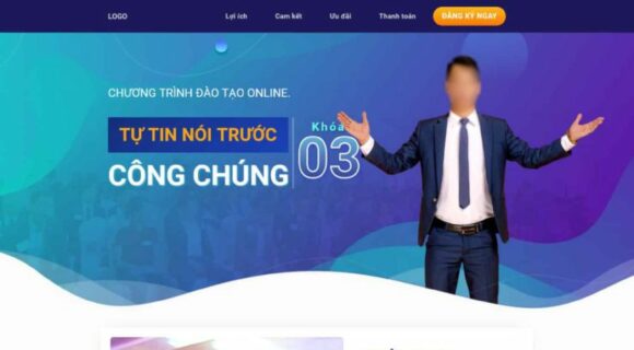 Thiết kế Website Bán Khoá Học. Theme Wordpress Bán Khoá Học Landing Page 2