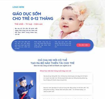 Thiết kế Website Bán Khóa Học. Theme Wordpress Giáo Dục Khóa Học Cho Bé